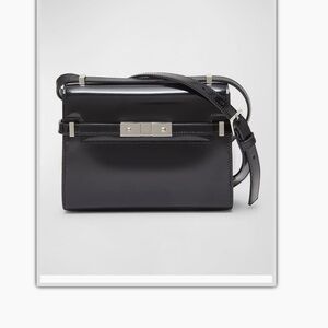 Saint Laurent Glossy Black Crossbody Bag